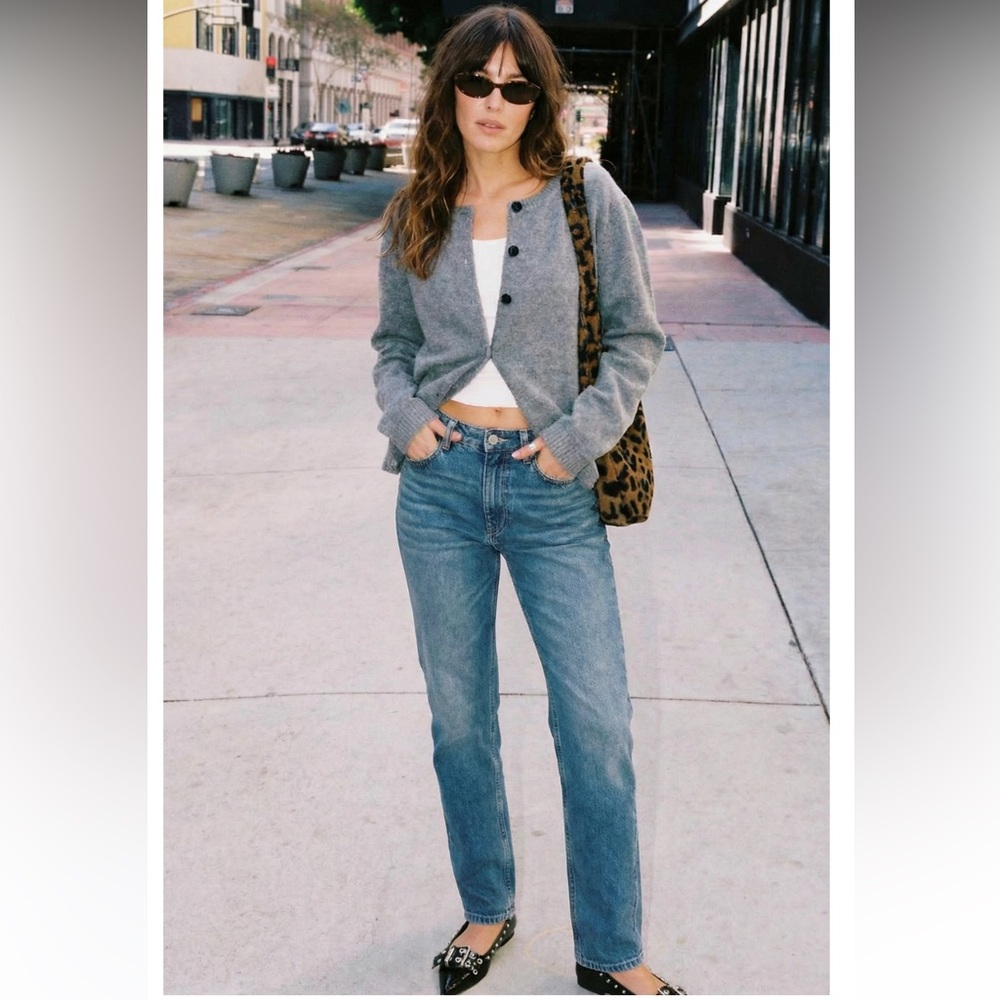 Oliver Logan Jeans Chester Slim Straight Low Rise Button Fly Luxury EUC Size 28